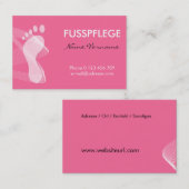 Carte De Visite Soins de santé (Devant / Derrière)