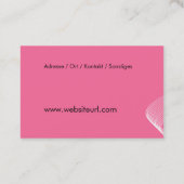 Carte De Visite Soins de santé (Dos)