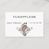 Carte De Visite Soins de santé (Devant)