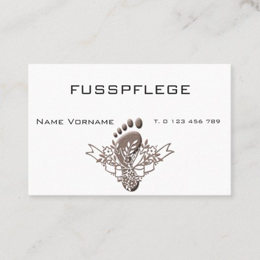 Carte De Visite Soins de santé (Devant)