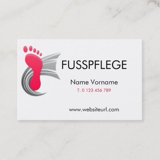 Carte De Visite Soins de santé (Devant)