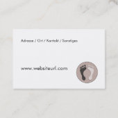 Carte De Visite Soins de santé (Dos)