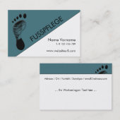 Carte De Visite Soins de santé (Devant / Derrière)