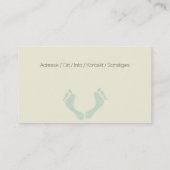 Carte De Visite Soins de santé (Dos)