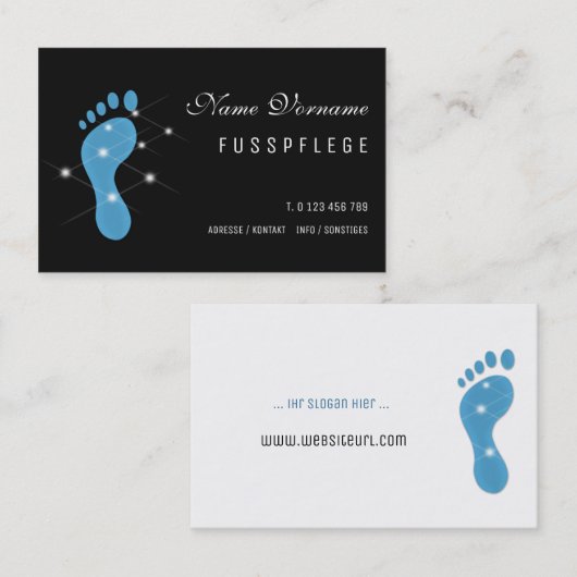 Carte De Visite Soins de santé (Devant / Derrière)