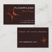 Carte De Visite Soins de santé (Devant / Derrière)