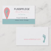 Carte De Visite Soins de santé (Devant / Derrière)