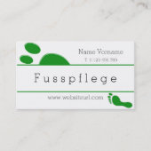 Carte De Visite Soins de santé (Devant)