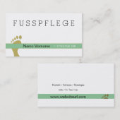 Carte De Visite Soins de santé (Devant / Derrière)