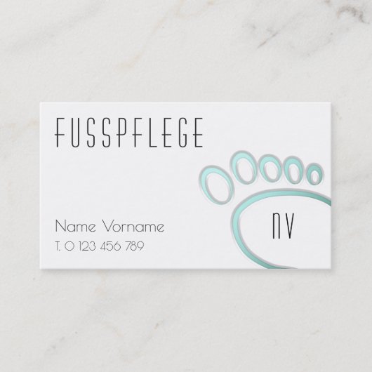 Carte De Visite Soins de santé (Devant)