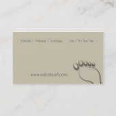 Carte De Visite Soins de santé (Dos)