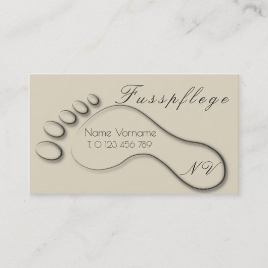 Carte De Visite Soins de santé (Devant)