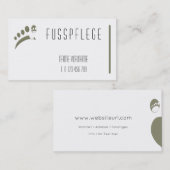 Carte De Visite Soins de santé (Devant / Derrière)