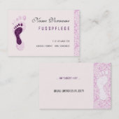 Carte De Visite Soins de santé (Devant / Derrière)