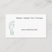 Carte De Visite Soins de santé (Dos)