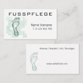 Carte De Visite Soins de santé (Devant / Derrière)