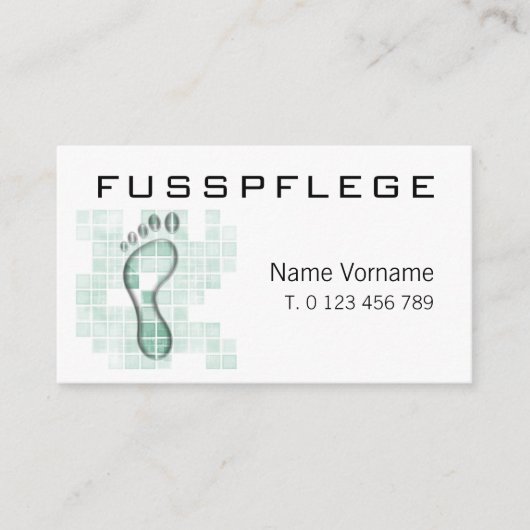 Carte De Visite Soins de santé (Devant)