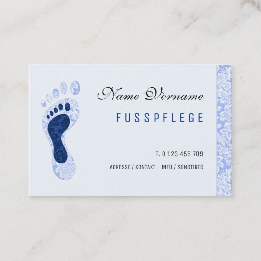 Carte De Visite Soins de santé (Devant)