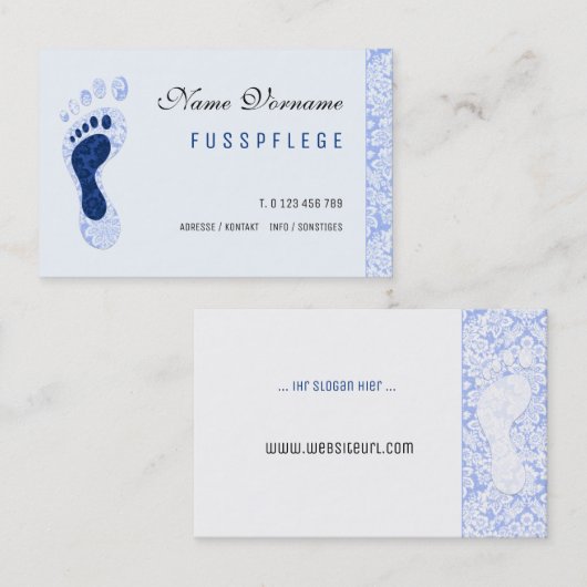 Carte De Visite Soins de santé (Devant / Derrière)