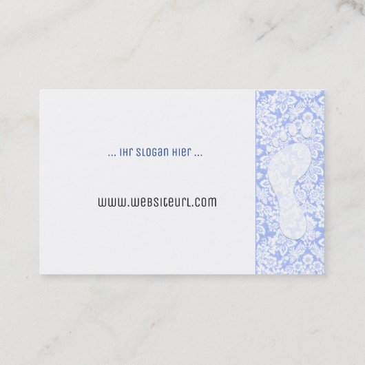 Carte De Visite Soins de santé (Dos)