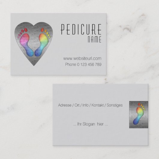 Carte De Visite Soins de santé (Devant / Derrière)