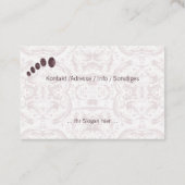 Carte De Visite Soins de santé (Dos)