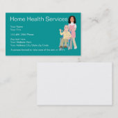 Carte De Visite Soins de santé à domicile Visage personnalisé (Devant / Derrière)