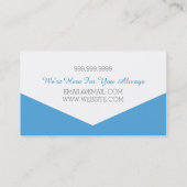 Carte De Visite Soins de santé infirmiers et soins infirmiers (Dos)