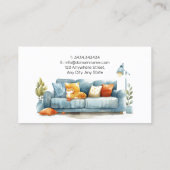 Carte De Visite Soins de sécheur CAT fiable mignonne et Kawaii (Dos)