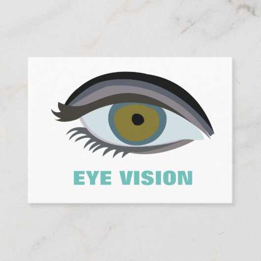 Carte De Visite Soins de vue pour lentilles de contact (Devant)