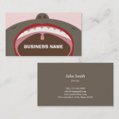 Carte De Visite Soins dentaires d'enfants de dentiste mignons (Devant / Derrière)