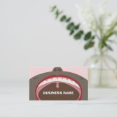 Carte De Visite Soins dentaires d'enfants de dentiste mignons (Debout devant)