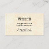 Carte De Visite Soins dentaires dentaire dentaire floraux élégant  (Dos)