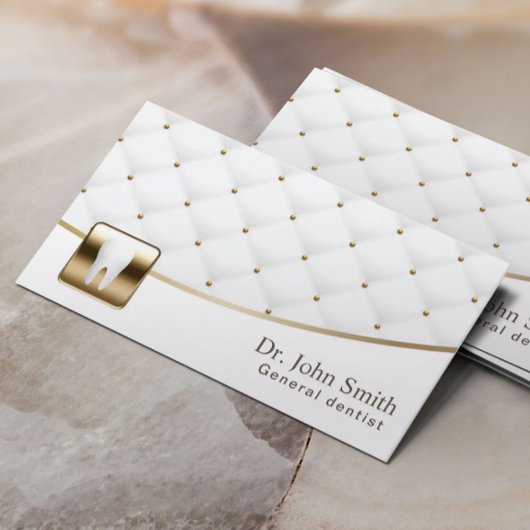 Carte De Visite Soins dentaires Dentiste Luxe Quilé Professionnel