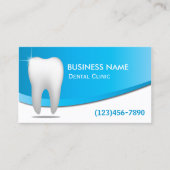 Carte De Visite Soins dentaires modernes pour dentiste (Devant)