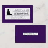 Carte De Visite soins des enfants simples (Devant / Derrière)