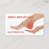 Carte De Visite Soins des pieds (Devant)