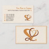 Carte De Visite Soins domestiques / en milieu urbain. Service de s (Devant / Derrière)