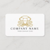 Carte De Visite Soins du corps mince Diamond Femmes Spa Beauté (Devant)