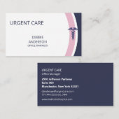 Carte De Visite Soins d'urgence (Devant / Derrière)