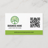 Carte De Visite Soins écologiques modernes de la pelouse Code QR (Devant)