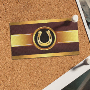 Carte De Visite Soins équins Golden Horseshoe