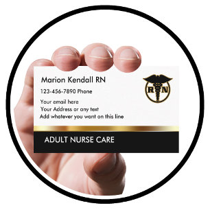 Carte De Visite Soins infirmiers adultes classe