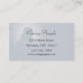 Carte De Visite Soins infirmiers des anges (Dos)