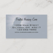 Carte De Visite Soins infirmiers des anges (Dos)