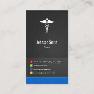 Carte De Visite Soins Médicales - Créative Innovative
