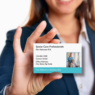 Carte De Visite Soins médicaux pour personnes âgées en maison de r