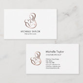 Carte De Visite Soins pédiatriques pour enfants Stéthoscope Infirm (Devant / Derrière)