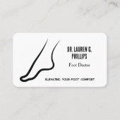 Carte De Visite 👣 Soins pieds simples (Devant)