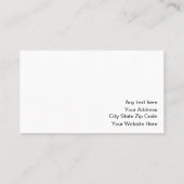 Carte De Visite Soins pour animaux de compagnie classiques ou Cart (Dos)